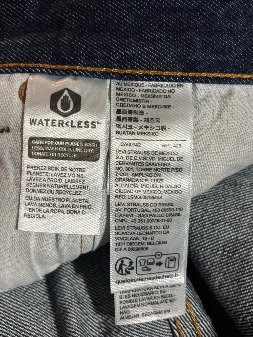 NWT Men’s Levi’s 501 Original Straight Leg Prewash Indigo 30x32